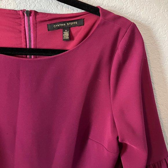 Magenta Cynthia Steffe Mini Dress - Picture 4 of 4